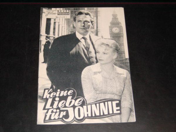 2491: Keine Liebe für Johnnie ( Ralph Thomas ) Peter Finch, Stanley Holloway, Mary Peach, Donald Pleasence, Billie Whitelaw, Hugh Burden, Rosalie Crutchley, Geoffres Keen, Michael Goodliffe, Mervyn Johns