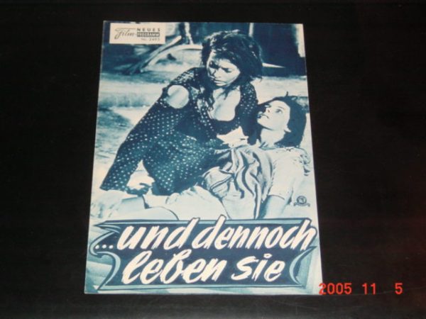 2495: ...und dennoch leben sie ( Vittorio de Sica ) Sophia Loren, Raf Vallone, Eleonora Brown, Jean-Paul Belmondo, Renato Salvatori