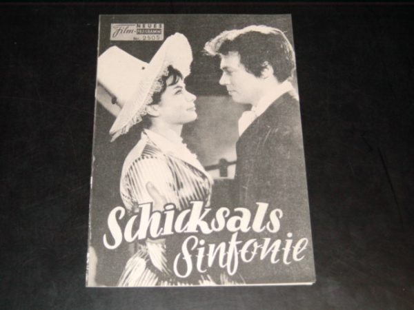 2505: Schicksals Sinfonie ( Georg Tressler ) Karlheinz Böhm, Ivan Desny, Giulia Rubini, Peter Arens, Oliver Grimm, Ernest Nadherny, Erik Frey, Bruno Dallansky, Peter Capell, Erich Winn, Michael Tellering, Peter Fritsch, Guido Wieland