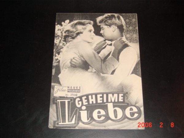 2508: Geheime Liebe ( Parrish ) ( Delmer Daves ) Claudette Colbert, Troy Donahue, Karl Malden, Dean Jagger, Connie Stevens, Diane McBain, Sharon Hugueny, Hampton Fancher, David Kanpp