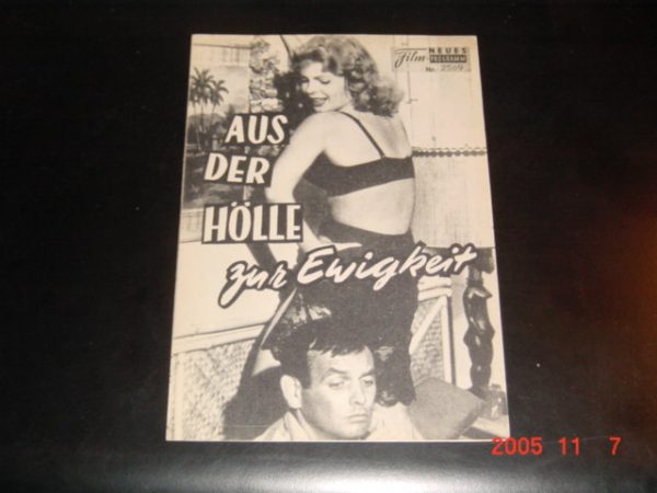 2509: Aus der Hölle zur Ewigkeit ( Hell to Eternity ) ( Phil Karlson ) Jeffrey Hunter, David Janssen, Vic Damone, Patricia Owens, Richard Eyer, John Larch, Miiko Taka, Sessue Hayakawa, Bill WIlliams, Tsuru Aoki Hayakawa, Michi Kobi, George Shibata