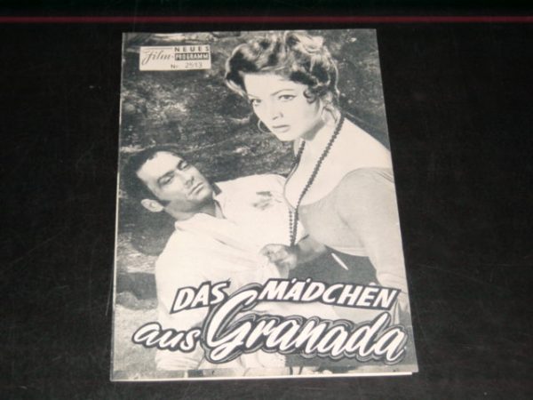2513: Das Mädchen aus Granada ( Carmen de Granada ) ( Tulio Demicheli ) Sara Montiel, Maurice Ronet, Jorge Mistral, Maria Angeles Hortelano, Amadeo Nazzari