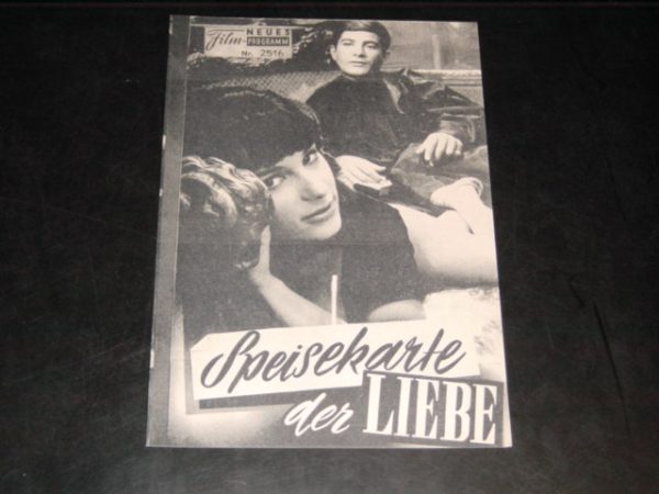 2516: Speisekarte der Liebe ( Claude Chabrol ) Jean-Claude Brialy, Bernadette Lafont, Charles Belmont, Jean Tissier, Jean Gallaud, Sacha Briquet, Stephane Audran