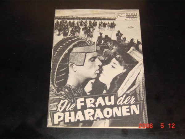 2526: Die Frau des Pharaonen ( W. Tourjansky ) Pierre Brice, Linda Cristal, John Barrymore jr., Armando Francioli, Lilly Lembo, Guido Celano, Ugo Sasso, Andreina Rossi, Nerio Bernardt