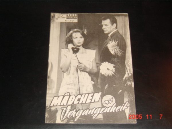 2551: Mädchen mit Vergangenheit ( Hervé Bromberger ) Francoise Arnoul, Massimo Girotti, Georges Riviere, Jean-Paul Vignon, Marcel Bozzuffi, Dany Saval, Daniel Crohem, Hy Yannowitz, Claude Berri, Jean Francois Poron, Jean Hebey, Roger Dumas, Don Ziegler