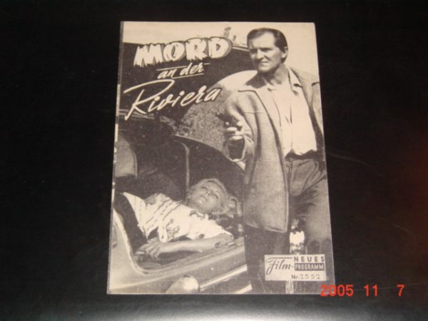 2552: Mord an der Riviera ( Jean Kerchner ) Michel Piccoli, Dany Saval, Odile Versois, Yves Vincent, Alain Bouvette, Jean Vinci, Rolande Ségur