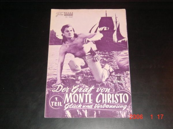 2567: Der Graf von Monte Christo I ( Robert Vernay ) Jean Marais, Lia Amanda, Roger Pigaut, Noel Roquevert, Jacques Castelat, Daniel Ivernel, Claude Génia, Folco Lulli, Paolo Stoppa, Louis Seigner, André Brunot, Tumiati, Simone Paris, Daniel Cauchy