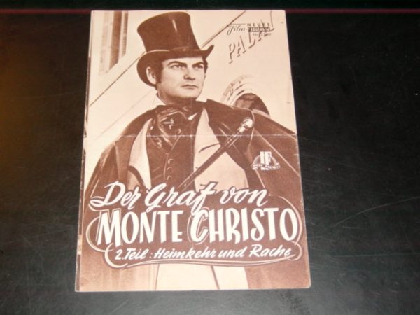 2568: Der Graf von Monte Christo II ( Robert Vernay ) Jean Marais, Lia Amanda, Roger Pigaut, Noel Roquevert, Jacques Castelat, Daniel Ivernel, Claude Génia, Folco Lulli, Paolo Stoppa, Louis Seigner, André Brunot, Tumiati, Simone Paris, Daniel Cauchy