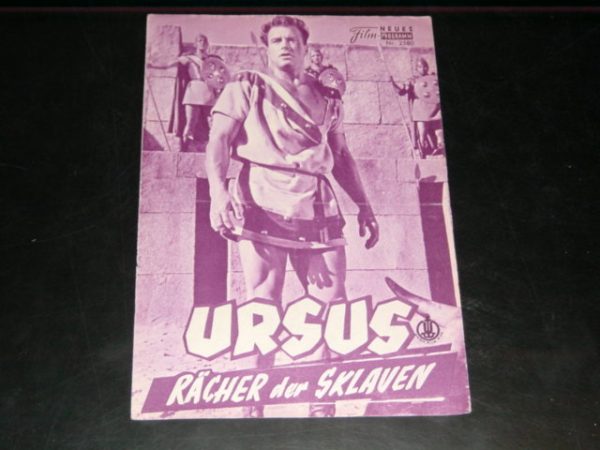2580: Ursus, Rächer der Sklaven ( Carlo Campogalliani ) Ed Fury, Christina Gajoni, Moira Orfei, Mario Scaccia, Mary Marlon, Luis rendes, Raphael Luis Calvo, Mariangela Giordano, Gamerdiel, Soledad Miranda, Antonio Gil, Eliana Grimaldi, Nino Fuscagni
