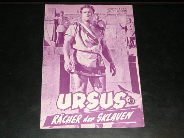 2580: Ursus, Rächer der Sklaven ( Carlo Campogalliani ) Ed Fury, Christina Gajoni, Moira Orfei, Mario Scaccia, Mary Marlon, Luis rendes, Raphael Luis Calvo, Mariangela Giordano, Gamerdiel, Soledad Miranda, Antonio Gil, Eliana Grimaldi, Nino Fuscagni