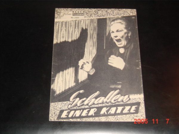 2585: Schatten der Katze ( John Gilling ) Andre Morell, Barbara Shelley, William Lucas, Freda Jackson, Conrad Phillips, Alan Wheatley, Andrew Crawford, Richard Warner