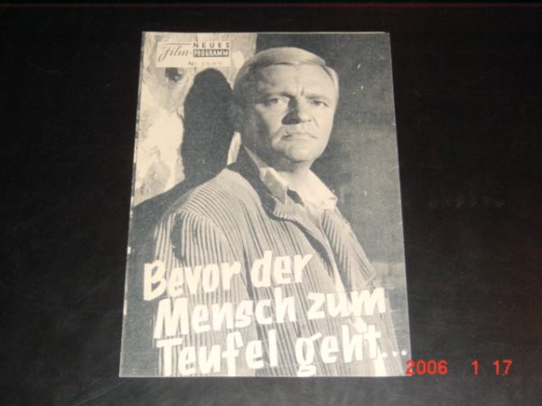 2595: Bevor der Mensch zum Teufel geht... ( Jean-Jacques Vienne ) Dalia Lavi, Peter van Eyck, Roland Lesaffre, Helmo Kindermann, Henri Le Monnier, Bill Kearns
