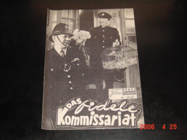 2608: Das fidele Kommissariat ( Gerald Thomas ) Shirley Eaton, Sidney James, Eric Barker, Kenneth Connor, Charles Hawtrey, Hattie Jacques, Leslie Phillips, Joan Sims, Kenneth Williams