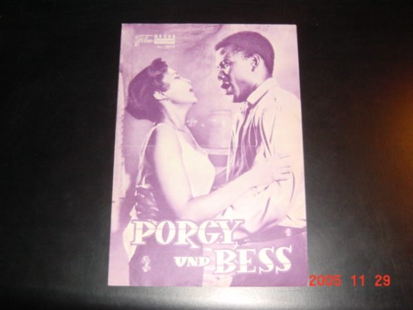 2610: Porgy und Bess ( Otto Preminger ) Sidney Poitier, Sammy Davis jr., Dorothy Dandridge, Pearl Bailey, Brock Peters, Ruth Attaway, Diahann Carroll, Joel Fluellen