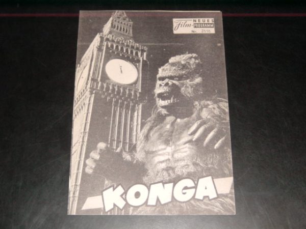2616: Konga ( John Lemont ) Michael Gough, Margo Johns, Jess Conrad, Claire Gordon, Austin Trevor, Jack Watson, George Pastell