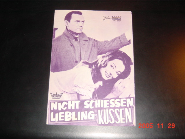 2621: Nicht Schiessen, Liebling Küssen ( Guy Lefranc ) Eddie Constantine, Francois Chaumette, Renée Cosima, Clément Harari, Marielle Gozzi, Pierre Mirat, Claudine Coster, Patricia Karim