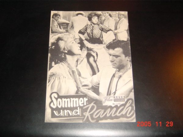 2698: Sommer und Rauch ( Peter Glenville ) Laurence Harvey, Geraldine Page, Rita Moreno, Una Merkel, John McIntitre, Malcolm Atterbury, Pamela Tiffen, Casey Adams, Thomas Gomez, Earl Hollyman