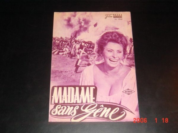 2769: Madame sans Gene (Christian-Jaque) Sophia Loren, Robert Hossein, Julien Bertheau, Marina Petri, Carlo Giuffre, Gabriella Palotta, Annalla Gade, Laura Valenzula, Gianrico Tedeschi, Renaud Mary