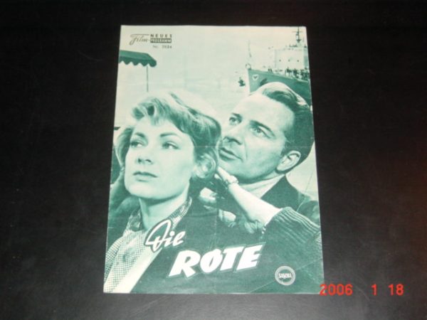 2824: Die Rote (Helmut Käutner) Ruth Leuwerik, Rossano Brazzi, Harry Meyen, Giorgio Albertazzi, Richard Münch, Gianni Solaro, Giovanni Rossi, Enzo Ranchetti, Antonio Acqua, Andrea Miami, Gert Fröbe
