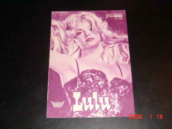 2832: Lulu (Rolf Thiele) Nadja Tiller, O. E. Hasse, Hildegard Knef, Mario Adorf, Charles Regnier, Rudolf Forster, Leon Askin, Sieghart Rupp, Klaus Höring, Fritz Friedl