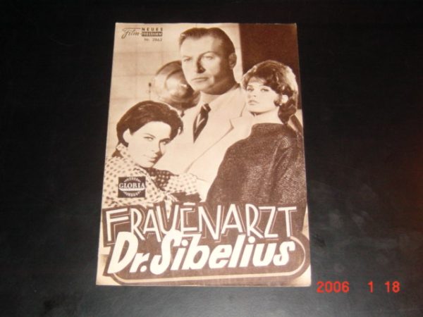 2862: Frauenarzt Dr. Sibelius (Rudolf Jugert) Lex Barker, Senta Berger, Barbara Rütting, Anita Höfer, Loni Heuser, Berta Bethmann, Harry Meyen, Rudolf Platte, Hans Nielsen, Anna Savo