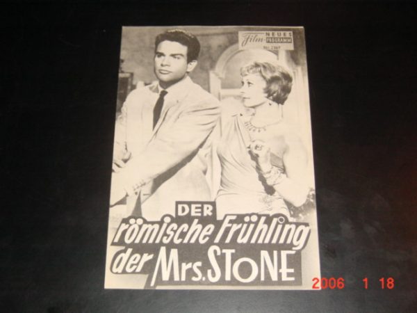 2867: Der römische Frühling der Mrs. Stone (The Roman Spring of Mrs. Stone) (Jose Quintero) Vivien Leigh, Warren Beatty, Lotte Lenya, Carol Browne
