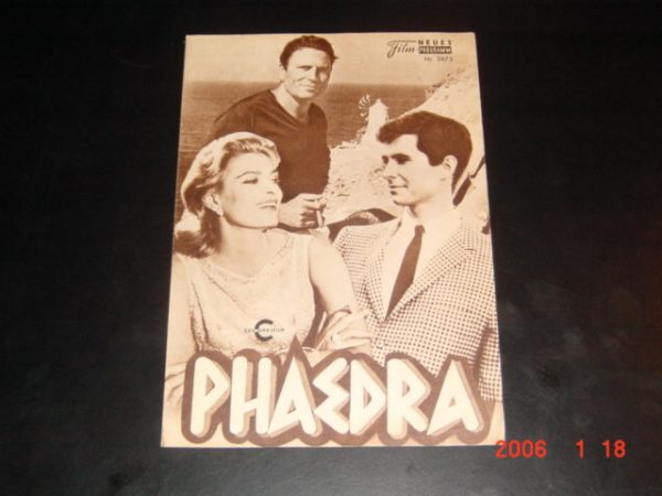 2873: Phaedra (Jules Dassin) Melina Mercouri, Anthony Perkins, Raf Vallone, Elizabeth Ercy, Olympia Papaduca, Georges Saris, Andreas Phillipides