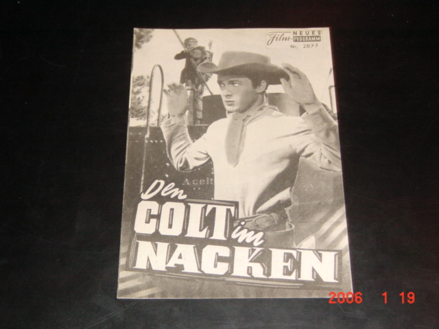 2877: Den Colt im Nacken (Rafael Baledon) Otilia Larranaga, Jeo Stewart, Tom Tyson, Armando Arreda, Pedro d'Aguillon, Guillermo Cramer