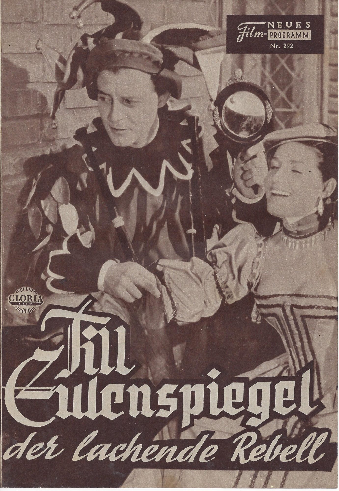 292: Till Eulenspiegel der lachende Rebell (Gérard Philipe) Fernand Ledoux, Nicole Berger, Jean Vilar, Francoise Fabian, Jean Carmet, Robert Porte, Margarete Legai, W. Koch-Hooge, Raymond Souplex, Roland Piétri, Jean Debucourt, Elfriede Florin