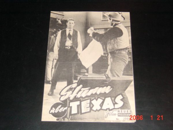 2981: Sturm über Texas (Joseph H. Lewis) Sterling Hayden, Sebastian Cabot, Carol Kelly, Eugene Martin, Ned Young, Victor Millan, Marilee Eearle, Gil Lamb