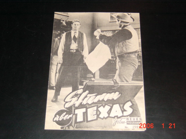 2981: Sturm über Texas (Joseph H. Lewis) Sterling Hayden, Sebastian Cabot, Carol Kelly, Eugene Martin, Ned Young, Victor Millan, Marilee Eearle, Gil Lamb