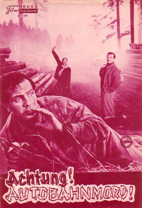 399: Achtung! Autobahnmord! (Peter Pewas) Christian Doermer, Harald Maresch, Frances Martin, Heinz Schimmelpfennig, Hans-Hermann Schaufuß, Jane Tilden, Alf Marholm, Rudolf Rhomberg, Herbert von Boxberger, Heinz Schacht, Ellinor Jensen, Kai S. Seefeld