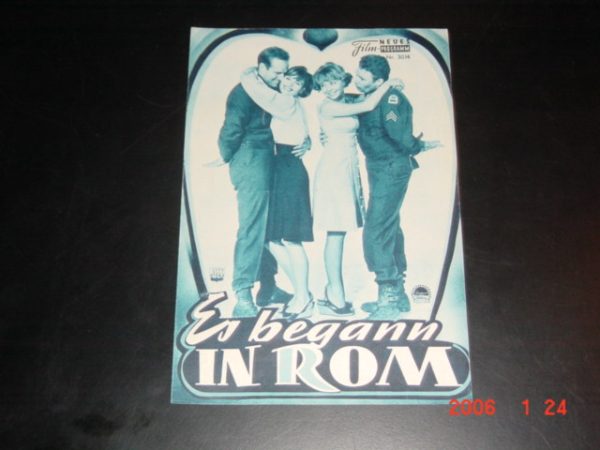 3014: Es begann in Rom (Melville Shavelson) Charlton Heston, Elsa Martinelli, Harry Guardino, Baccaloni, Marietto, Gabriella Pallotta