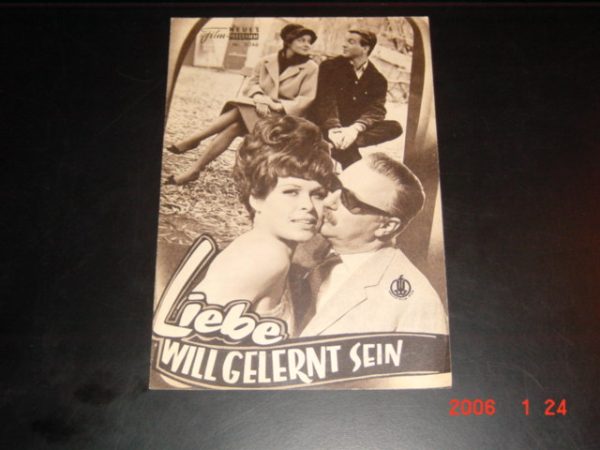 3046: Liebe will Gelernt sein (Kurt Hoffmann) Barbara Rütting, Götz George, Martin Held, Loni von Friedl, Fita Benkhoff, Grit Böttcher, Margarethe Haagen, Bruno Hüner, Hertha Saal, Charles Regnier, Ralf Wolter, Blandine Ebinger