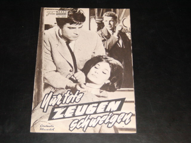 3069: Nur tote Zeugen schweigen (Eugen Martin) Jean Sorel, Götz George, Margot Trooger, Heinz Drache, Mara Cruz, Werner Peters, Massimo Serato, Elenora Rossi-Drago