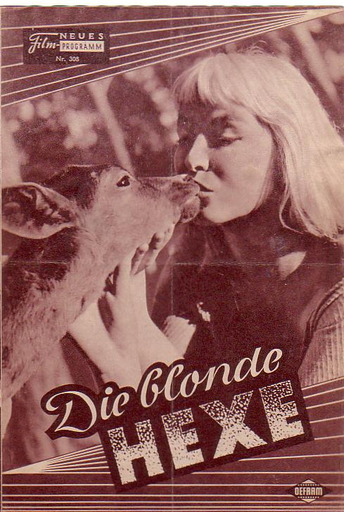 308: Die blonde Hexe (La Sorciere) (Andre Michel) Marina Vlady, Maurice Ronet, Nicole Courcel, Michel Etcheverry, Ulf Palme, Rune Lindström, Eric Hellström, Erik Hell, Naima Wilfstrand, Ulla Lagnell