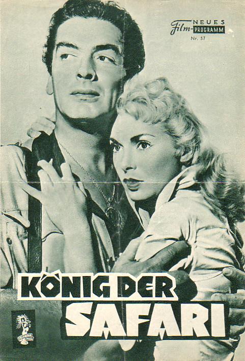57: König der Safari (Terence Young) Janet Leigh, Victor Mature, John Hustin, Roland Culver, Liam Redmond, Earl Cameron, Oriando Martins, Jumo, Lionel Ngakane, Harry Quashie