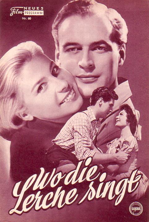 80: Wo die Lerche singt (Hans Wolff) Renate Holm, Oskar Sima, Theo Lingen, Doris Kirchner, Nina Sandt, Josef Egger, Klaus Löwitsch, Walter Regelsberger, Elisabeth Stiepel