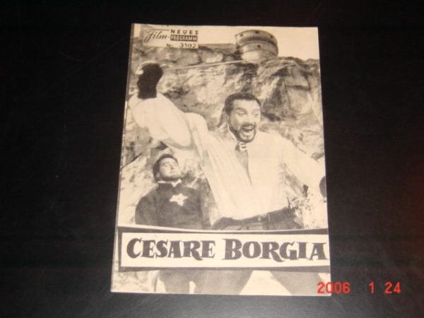 3102: Cesare Borgia ( Pino Mercanti ) Cameron Mitchell, Conrado Sanmartin, Dina De Santis, Robert Dean, Gloria Osuna, Nino Persello, Gianni Solaro, Giovanni Vari, Silvio Bagolini, Antonio Casagrande, Alberto Cavenini, Claudio Dani