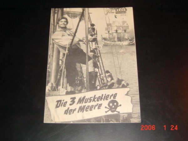 3113: Die 3 Musketiere der Meere ( Steno ) Anna Maria Pierangeli, Channing Pollock, Aldo Ray, Philippe Clay, Raymond Bussieres, Robert Alda