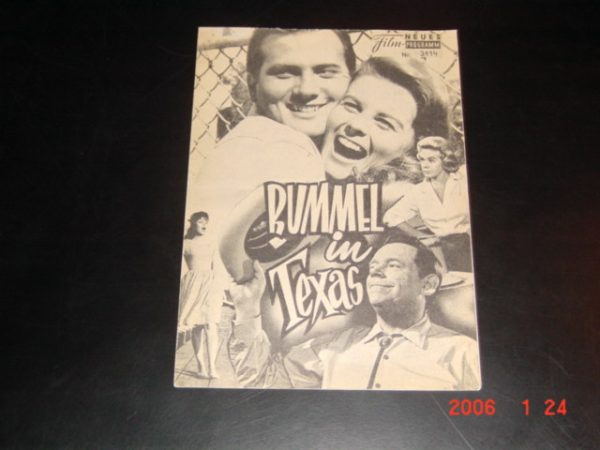 3114: Rummel in Texas ( State Fair ) ( José Ferrer ) Pat Boone, Bobby Darin, Ann Margret, Pamela Tiffin, Tom Ewell, Alice Faye, Wally Cox, David Brandon, Clem Harvey