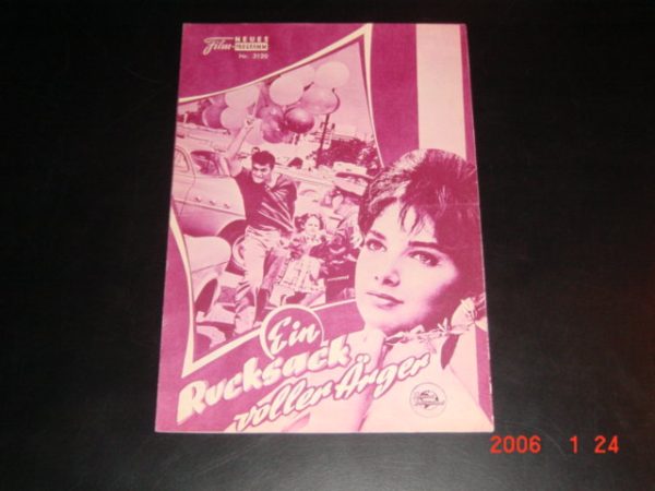 3120: Ein Rucksack voller Ärger ( Norman Jewison ) Tony Curtis, Suzanne Pleshette, Phil Silvers, Claire Wilcox, Larry Storch, Howard Morris, Edward Andrews, Stubby Kaye, Warren Stevens, Mary Murphy, Kevin McCarthy, Karen Steele, Tom Reese, Gregg Palmer