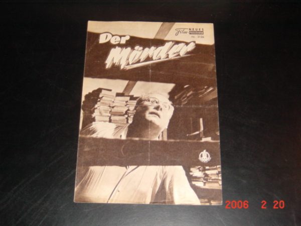 3126: Der Mörder ( Claude Autant-Lara ) Gert Fröbe, Marina Vlady, Robert Hossein, Harry Meyen, Maurice Ronet, Yvonne Furneaux