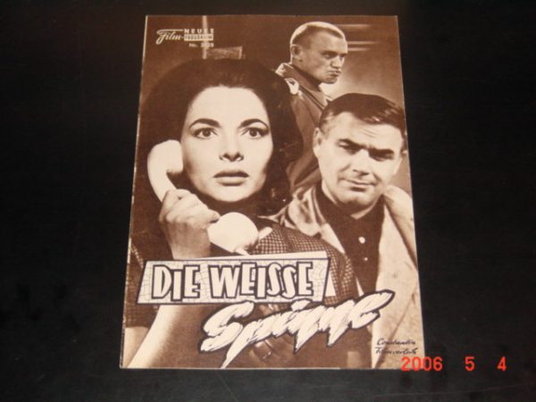 3128: Die weiße Spinne ( Dr. Harald Reindl ) Karin Dor, Horst Frank, Mady Rahl, Joachim Fuchsberger, Werner Peters, Dieter Eppler, Friedrich Schoenfelder, Paul Klinger, Gerd Frickhöffer, Fritz Eberth, Lotte Brackebusch, Hans Bergmamm, Chris Howland