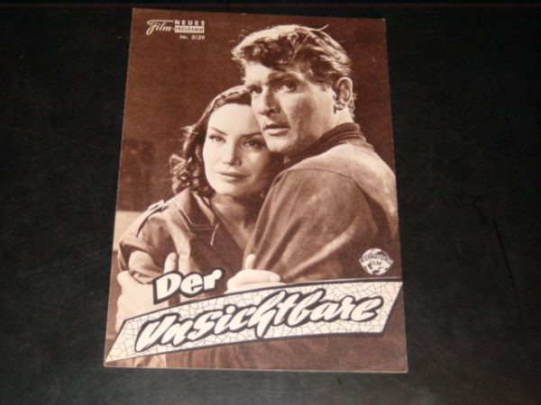 3129: Der Unsichtbare ( Raphael Nussbaum ) Ellen Schwiers, Hans von Borsody, Hans v. Borsody, Ivan Desny, Herbert Stass, Ilse Steppat, Harry Fuss, Christiane Nielsen, Erwin Strahl, Charles Regnier, Ema Damia, Jean Thomé, Herbert Fuchs, Raoul Retzer, Hein