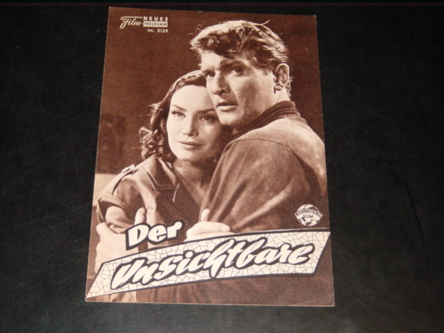 3129: Der Unsichtbare ( Raphael Nussbaum ) Ellen Schwiers, Hans von Borsody, Hans v. Borsody, Ivan Desny, Herbert Stass, Ilse Steppat, Harry Fuss, Christiane Nielsen, Erwin Strahl, Charles Regnier, Ema Damia, Jean Thomé, Herbert Fuchs, Raoul Retzer, Hein