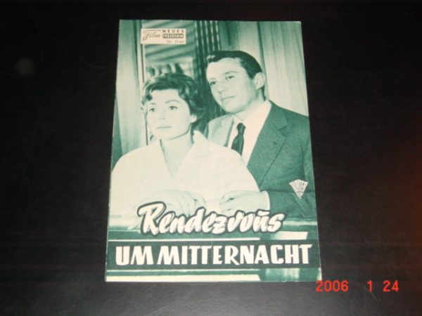 3140: Rendezvous um Mitternacht ( Roger Leenhardt ) Lili Palmer, Michel Auclair, Maurice Ronet, Michele Meritz, Alvaro Gheri, Robert Lombard, Jean Galland, Michel de Re, Daniel Emilfork, France Anglade