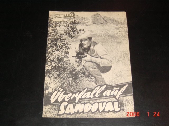 3148: Überfall auf Sandoval ( Gunfight at Sandoval ) ( Harry Keller ) Tom Tryon, Dan Duryea, Lyle Bettger, Beverly Garland, Norma Moore, Harry Carey, Judson Pratt