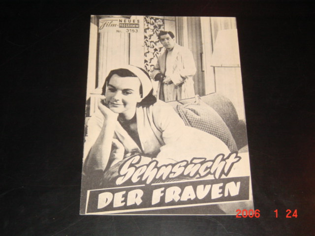 3153: Sehnsucht der Frauen ( Ingmar Bergman ) Anita Björk, Eva Dahlbeck, Maj-Britt Nilsson, Aino Taube, Jarl Kulle, Gunnar Björnstrand, Karl-Arne Holmsten, Gerd Andersson, Hakan Westergren, Birger Malmsten, Björn Bjelvenstam