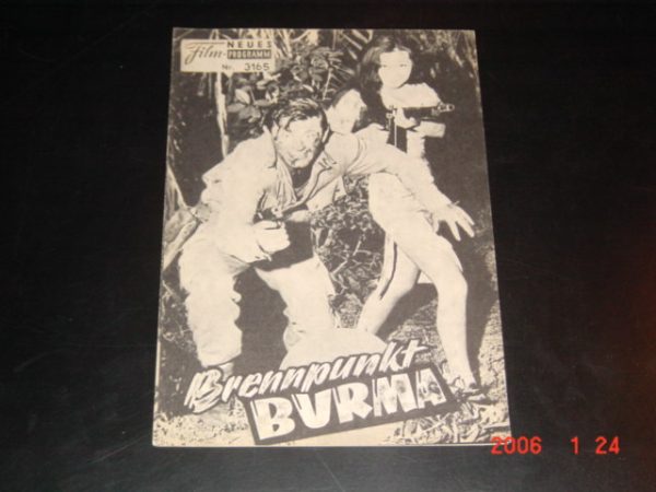 3165: Brennpunkt Burma ( Edward L. Cahn ) Ron Foster, Miiko Taka, Norman Alden, John Clarke, Ben Wright, Dale Ishomoto